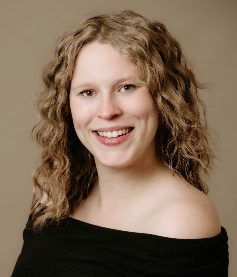 Amanda Pleace, Office Manager and Client Experience Lead at Poopy Monster, smiling in a professional headshot