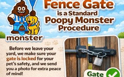 Why Locking Your Gate Matters: A Standard Safety Step at Poopy Monster