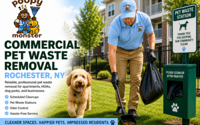 Commercial Pet Waste Removal in Rochester, NY: Why Property Managers Choose Poopy Monster